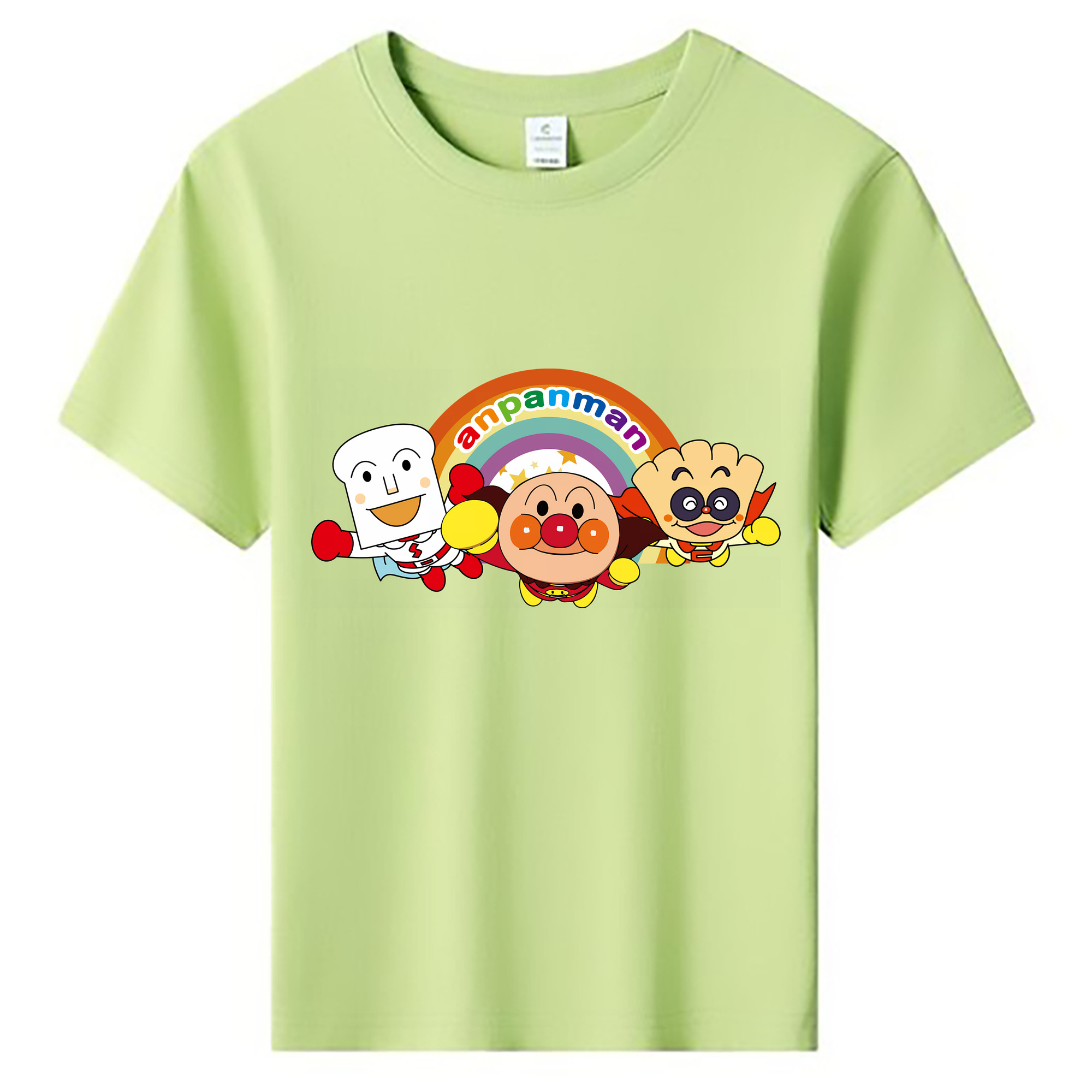 （画像用） アンパンマン Anpanman 綿100％キッズTシャツ（フロントプリント）
